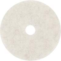 Tampon de m&eacute;lange naturel, 17", Brunissage, Blanc Duraquip Inc
