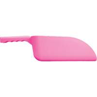 Large Hand Scoop, Plastic, Pink, 82 oz. Duraquip Inc