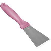 Grand racloir en acier inoxydable, Rose, 3" la x 9" lo Duraquip Inc
