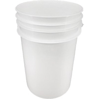 Heavy-Duty Pail, Plastic, 6 gal. Duraquip Inc
