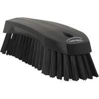 Grande brosse &agrave; main oblique, Soies Ferme, Longueur de 8", Noir Duraquip Inc