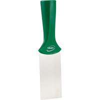 Handle-Mounted Stainless Steel Scraper, Green, 2" W x 8" L Duraquip Inc