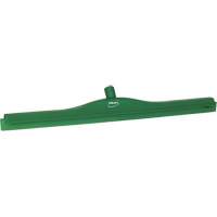 Double Blade Ultra Hygiene Squeegee, 28", Green Duraquip Inc