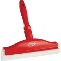 Raclette de paillasse avec lame en mousse, 10", Rouge Duraquip Inc