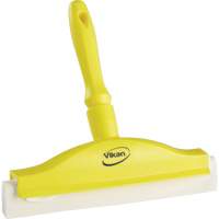 Raclette de paillasse avec lame en mousse, 10", Jaune Duraquip Inc