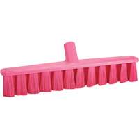 UST Push Broom, Medium Bristles, 15-1/4", Polyester, Pink Duraquip Inc