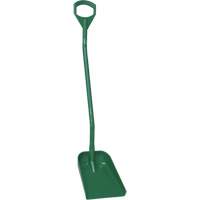 Ergonomic Small Blade Shovel, 50" Length, Plastic, Green Duraquip Inc