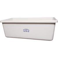 Transport Storage Tub, Plastic, White Duraquip Inc