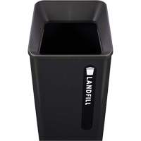 Bac d'ordures destin&eacute;s &agrave; l'enfouissement Sustain, Plastique/Acier, 23 gal. US Duraquip Inc