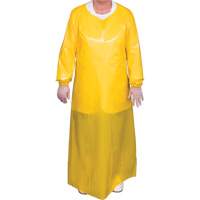 Top Dog 6 Mil. Gown, Large, Yellow, Polyurethane Duraquip Inc