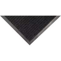 Tapis &agrave; nervures doubles, Essuie-pieds/grattoir, 2' x 3' x 1/4", Charbon Duraquip Inc