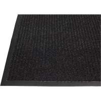 Tapis &agrave; nervures doubles, Essuie-pieds/grattoir, 2' x 3' x 1/4", Charbon Duraquip Inc