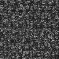 Tapis dentr&eacute;e Supreme Knob, Essuie-pieds/grattoir, 6-1/2' x 75-1/2' x 7/16", Charbon Duraquip Inc