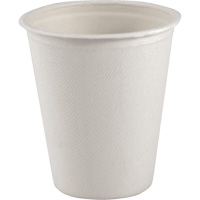 Single Wall Compostable Hot Drink Cup, Paper, 8 oz., White Duraquip Inc