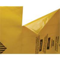 Hazardous Waste Liners, Asbestos, 40" L x 26" W, 3 mils Duraquip Inc
