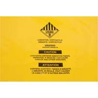 Hazardous Waste Liners, Asbestos, 40" L x 26" W, 3 mils Duraquip Inc