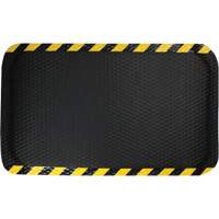 Hog Heaven Mat, Diamond, 3' x 5' x 5/8", Black/Yellow, Nitrile Duraquip Inc