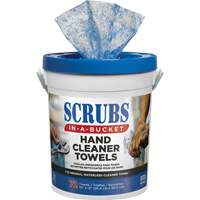 Hand Cleaner Towels, 72 Wipes, 12" x 10" Duraquip Inc