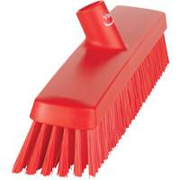 T&ecirc;te de balai-brosse, Crins Fin/Ferme, 16-1/2", Polyester/Polypropyl&egrave;ne, Rouge Duraquip Inc