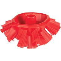 Brosse UST pour cuves, Soies Ferme, Longueur de 7-1/2", Rouge Duraquip Inc