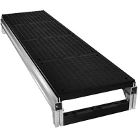 Trousse de plateforme de travail modulaire en aluminium lisse FOUNDATION, 18" la x 72" pr, Capacit&eacute; de 400 lb, Enti&egrave;rement soud&eacute; Duraquip Inc
