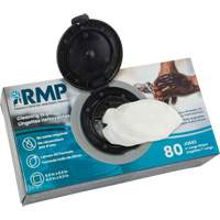 Lingettes nettoyantes extra-larges, 80 lingettes, 8" x 8" Duraquip Inc