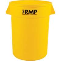 Garbage Bin, Polyethylene, 32 US gal. Duraquip Inc