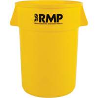 Garbage Bin, Polyethylene, 44 US gal. Duraquip Inc