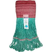 T&ecirc;te de vadrouille &agrave; bande large, Antimicrobien/Finition de plancher/Sp&eacute;cialis&eacute;, Coton/Rayonne/Synth&eacute;tique, Style Boucle Duraquip Inc