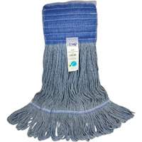 T&ecirc;te de vadrouille &agrave; bande large, Antimicrobien/Finition de plancher/Sp&eacute;cialis&eacute;, Coton/Rayonne/Synth&eacute;tique, Style Boucle Duraquip Inc