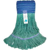 T&ecirc;te de vadrouille &agrave; bande large, Antimicrobien/Finition de plancher/Sp&eacute;cialis&eacute;, Coton/Rayonne/Synth&eacute;tique, Style Boucle Duraquip Inc