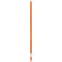 Handle, Broom/Brush/Dust Mop/Pad Holder/Scraper/Squeegee/Wet Mop, Orange, Telescopic, 62" - 109-2/5" L Duraquip Inc