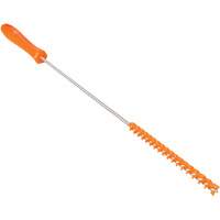 Tube Brush, Stiff Bristles, 19-7/10" Long, Orange Duraquip Inc