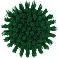 Brosse ronde HyDrive pour perceuse, Soies Tr&egrave;s ferme, Longueur de 3-1/10", Vert Duraquip Inc