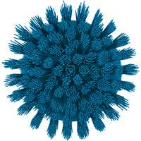 Brosse ronde HyDrive pour perceuse, Soies Tr&egrave;s ferme, Longueur de 3-1/10", Bleu Duraquip Inc