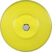 Brosse ronde HyDrive pour perceuse, Soies Tr&egrave;s ferme, Longueur de 3-1/10", Jaune Duraquip Inc