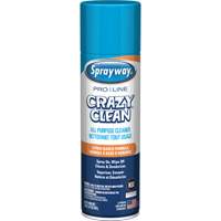Nettoyant tout usage Pro Line Crazy Clean, 19 oz., Canette a&eacute;rosol Duraquip Inc