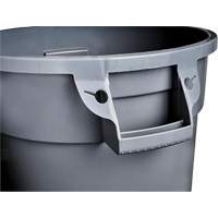 Grey Titan Garbage Container, Plastic, 20 US gal. Duraquip Inc