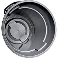 Grey Titan Garbage Container, Plastic, 20 US gal. Duraquip Inc