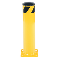 Safety Bollard, Steel, 24" H x 5-1/2" W, Yellow Duraquip Inc