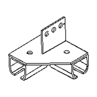 Raccord pour joint d'angle de 90° pour murs-rideaux montés sur poutre KB028 | Duraquip Inc