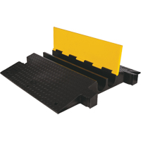 Yellow Jacket&reg; Extreme Crossover Cable Protector, 2 Channels, 35.75" L x 42.125" W x 5.125" H Duraquip Inc