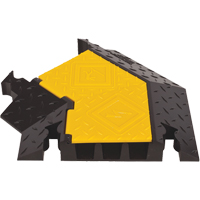 Yellow Jacket&reg; 3-Channel Heavy Duty Cable Protector - Left Turn Duraquip Inc
