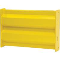 Industrial Safety Guard Rail, Steel, 19" L x 12" H, Safety Yellow Duraquip Inc