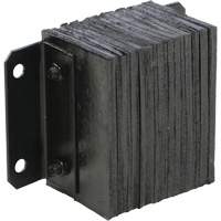 Butoir de quai lamell&eacute;, Horizontal, Caoutchouc, 12" la x 6" p x 10" h Duraquip Inc