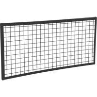 Wire Mesh Partition Panel, 2' H x 4' W Duraquip Inc