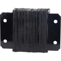 Butoirs de quai lamell&eacute;s, Horizontal, Caoutchouc, 12" la x 4" p x 10" h Duraquip Inc