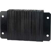 Butoirs de quai lamell&eacute;s, Horizontal, Caoutchouc, 18" la x 4" p x 12" h Duraquip Inc