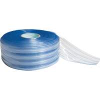 Low-Temperature Ribbed Strip Curtain, 164' x 8" x 0.08" Duraquip Inc