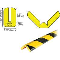 W Profile 5M Edge Protection Bumper Guard, 16.42' (5 m) Long Duraquip Inc